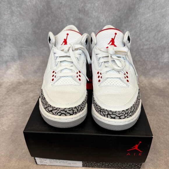 Air Jordan 3 Retro NRG – White/Fire Red-Cement | Men’s Size 8.5 | New in Box main image 4